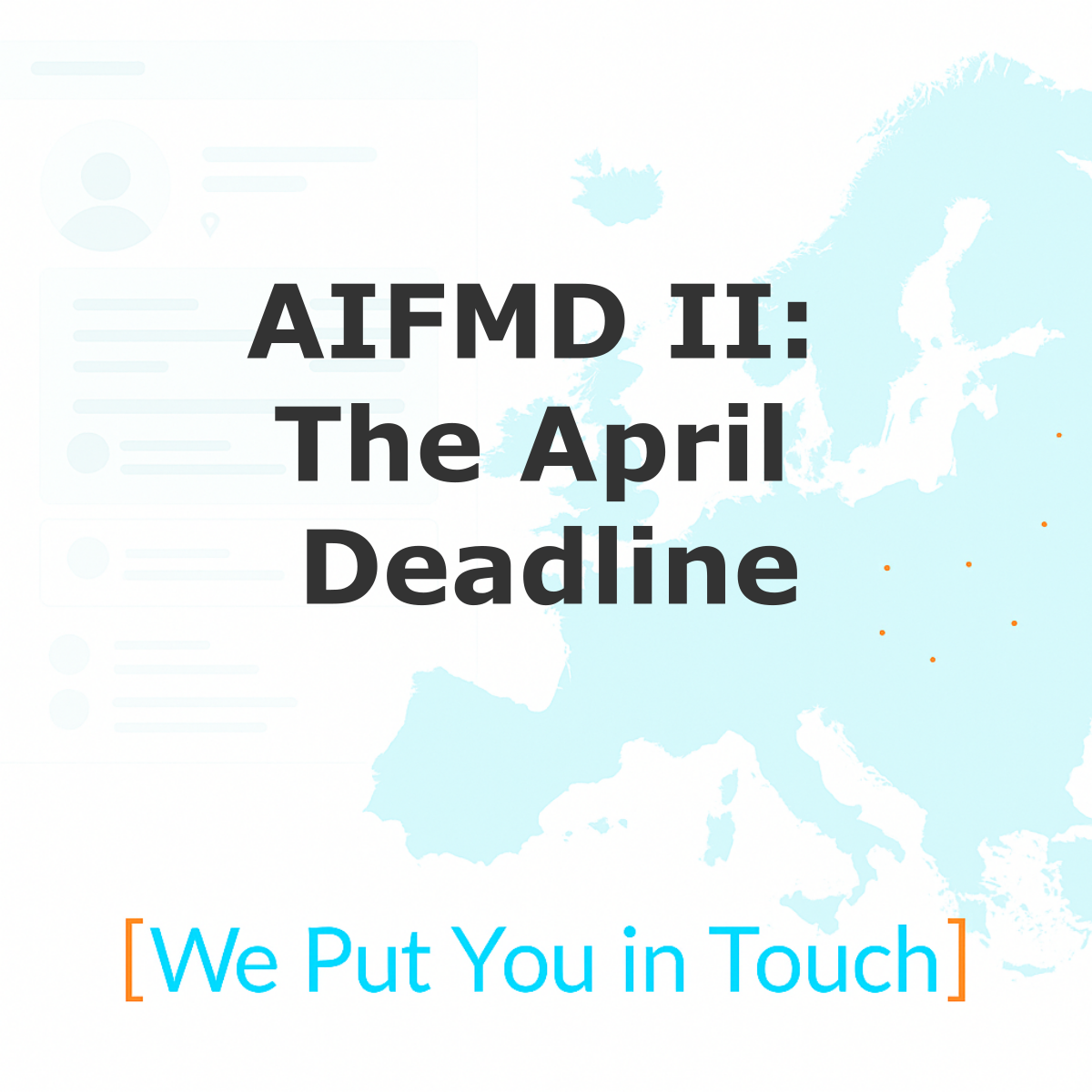 AIFMD II: The Clock Everyone Forgot